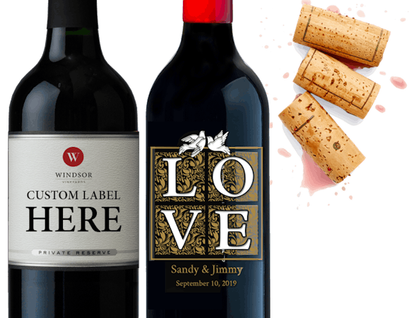 Windsor Vineyards Personalized Wine Labels