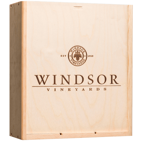 Windsor Vineyards 3 Bottle XL Wood Box
