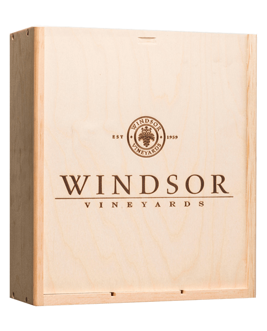 Windsor Vineyards 3 Bottle XL Wood Box - Click for more information