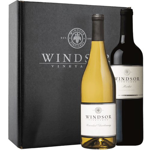Windsor Winemaker's Choice Mixed 2-Bottle Gift Set - Black Box