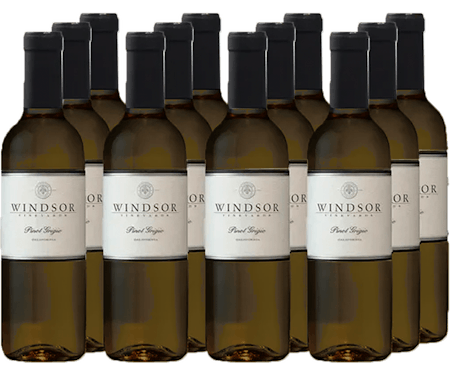 2019 Windsor Pinot Grigio, California, 375ml - Set of 12 - Click for more information