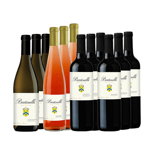 Bertinelli Estates Wine Set 12-Bottle Variety