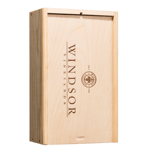 Windsor Vineyards 2 Bottle XL Wood Box