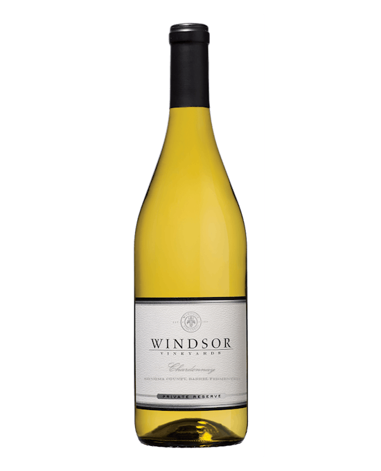 2019 Windsor Chardonnay, Sonoma County, Barrel Fermented, Private Reserve, 750ml - Click for more information
