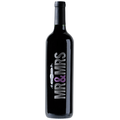 Windsor Specialty Etched Wine Gift - Mr. & Mrs. Modern